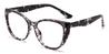 Black Tortoiseshell Amber - Cat Eye Glasses