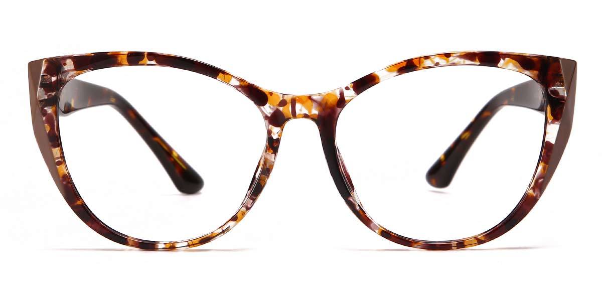 Tortoiseshell Amber - Cat Eye Glasses