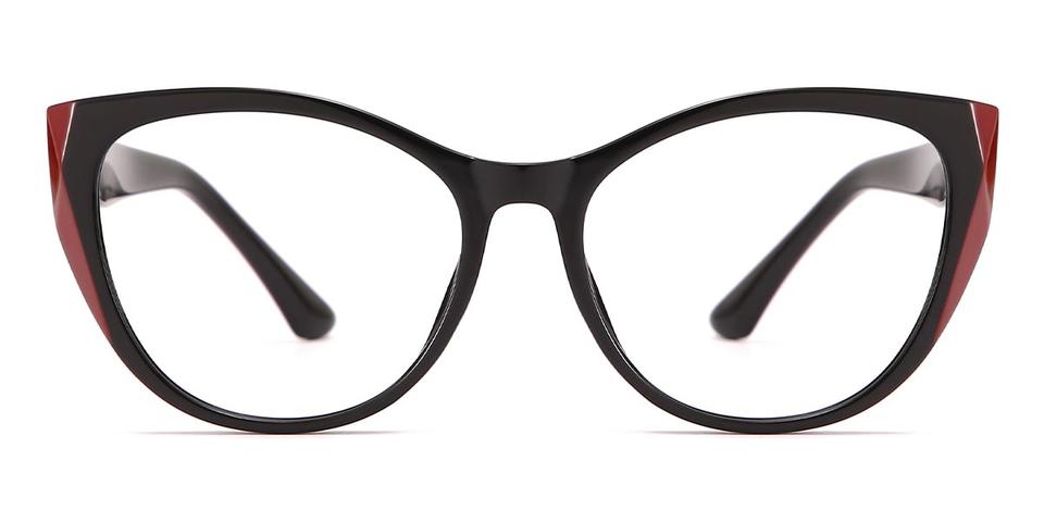 Black Amber - Cat Eye Glasses