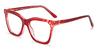 Red Mariah - Square Glasses