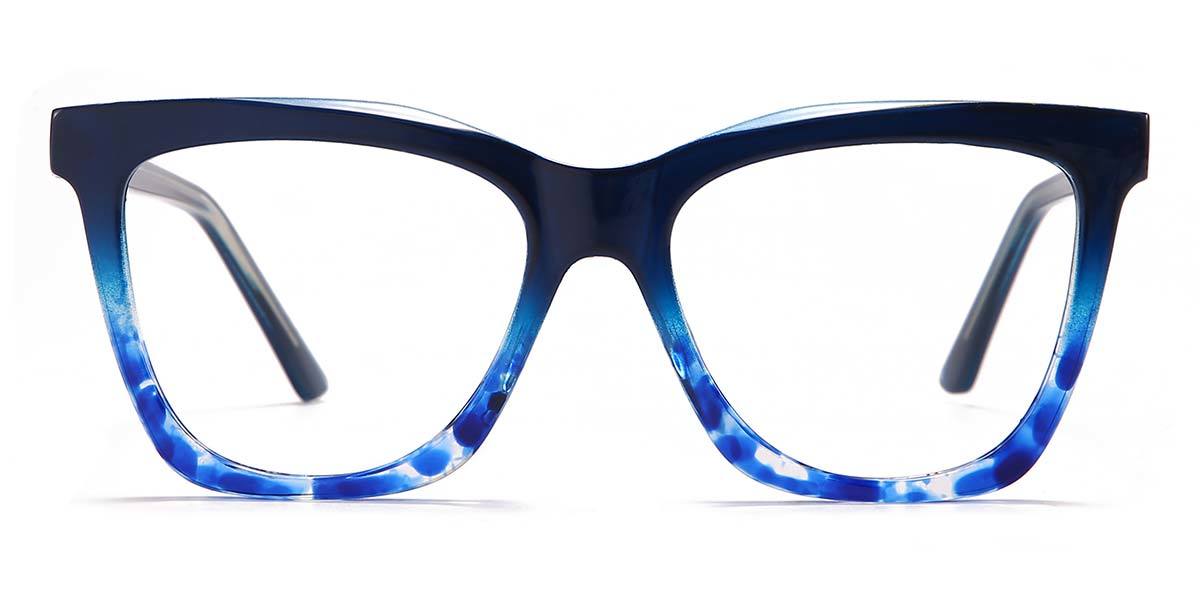 Blue - Square Glasses - Mariah