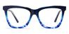 Blue Mariah - Square Glasses