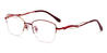 Red Cory - Rectangle Glasses