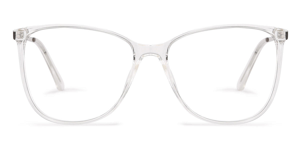 Transparent Dmy - Square Glasses