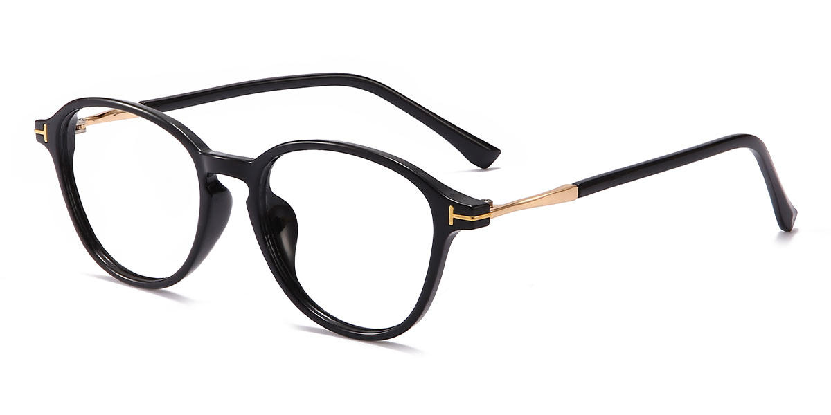 Black Jeremy - Oval Glasses