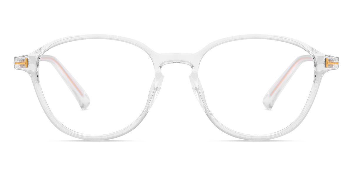 Transparent Jeremy - Oval Glasses