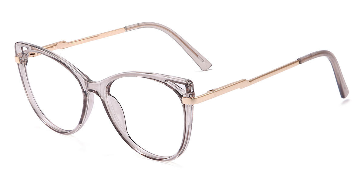 Clear Grey Arianna - Cat Eye Glasses