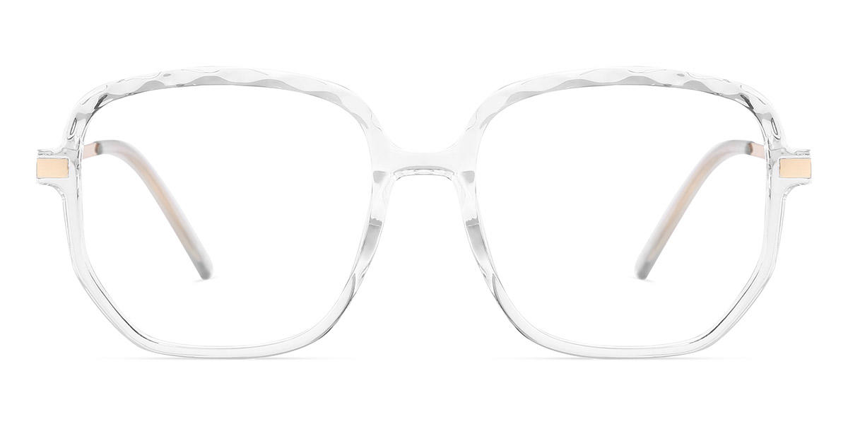 Clear Cecilia - Square Glasses
