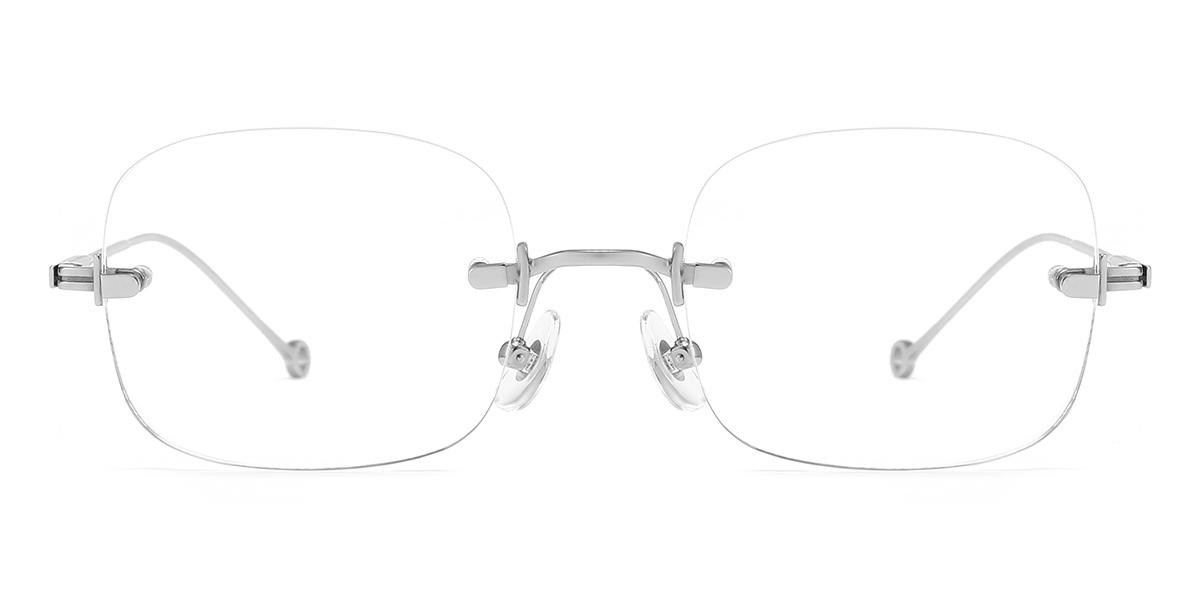 Silver Jeremiah - Rectangle Glasses