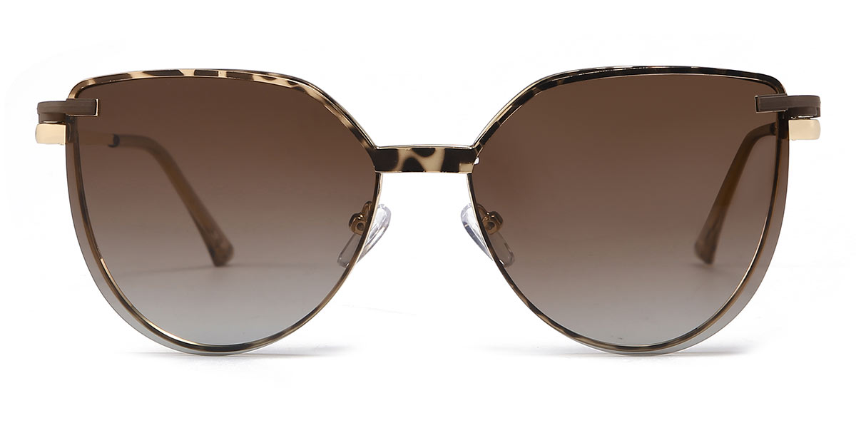 Tortoiseshell Aubrey - Cat Eye Clip-On Sunglasses