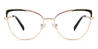 Black Gold Laila - Cat Eye Glasses