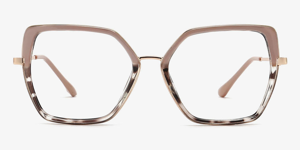 Cameo Brown Brown Spots Jadiel - Square Glasses