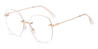 Rose Gold Kila - Oval Glasses