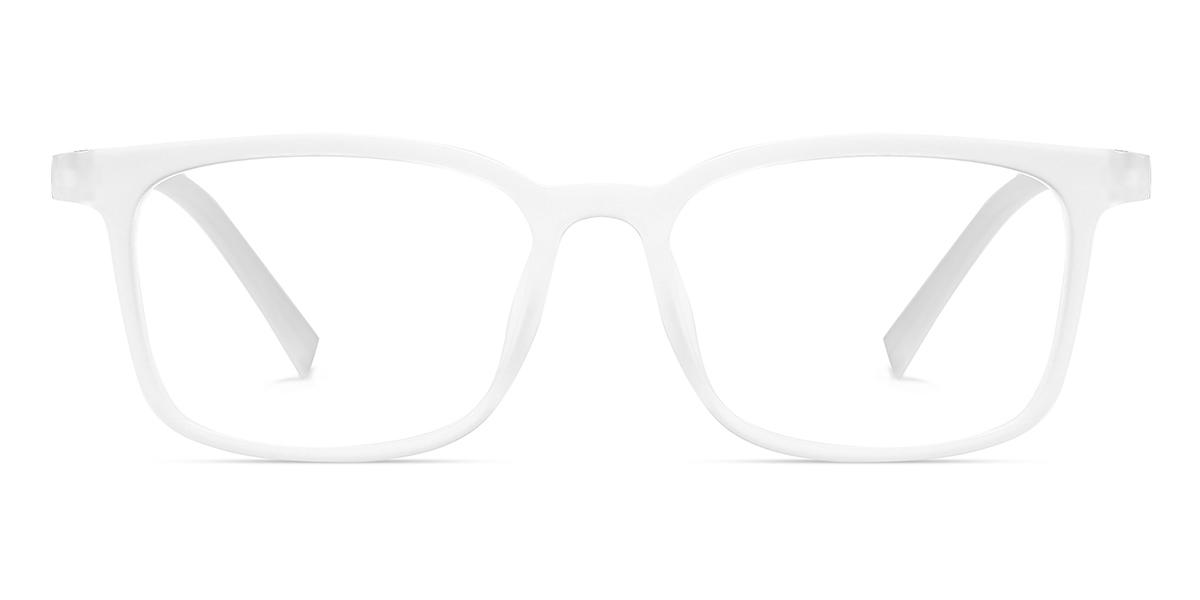Transparent frosted Axel - Rectangle Glasses