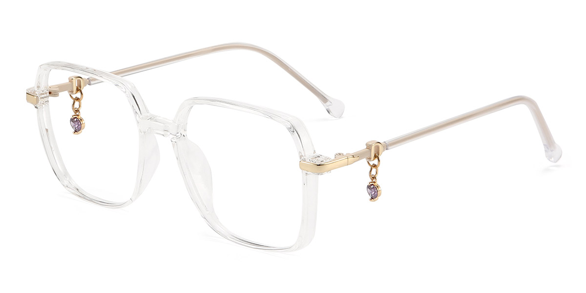 Ada - Square Clear Glasses For Women