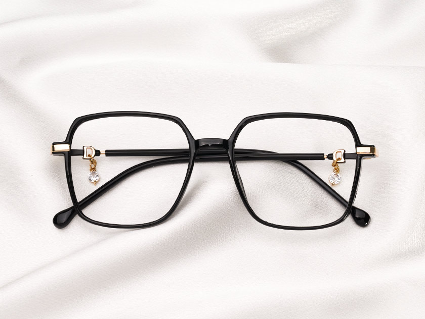 Ada - Square Black Glasses For Women