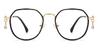 Black Gold Amanda - Oval Glasses