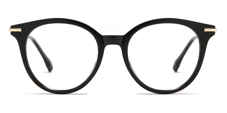 Black Talia - Round Glasses