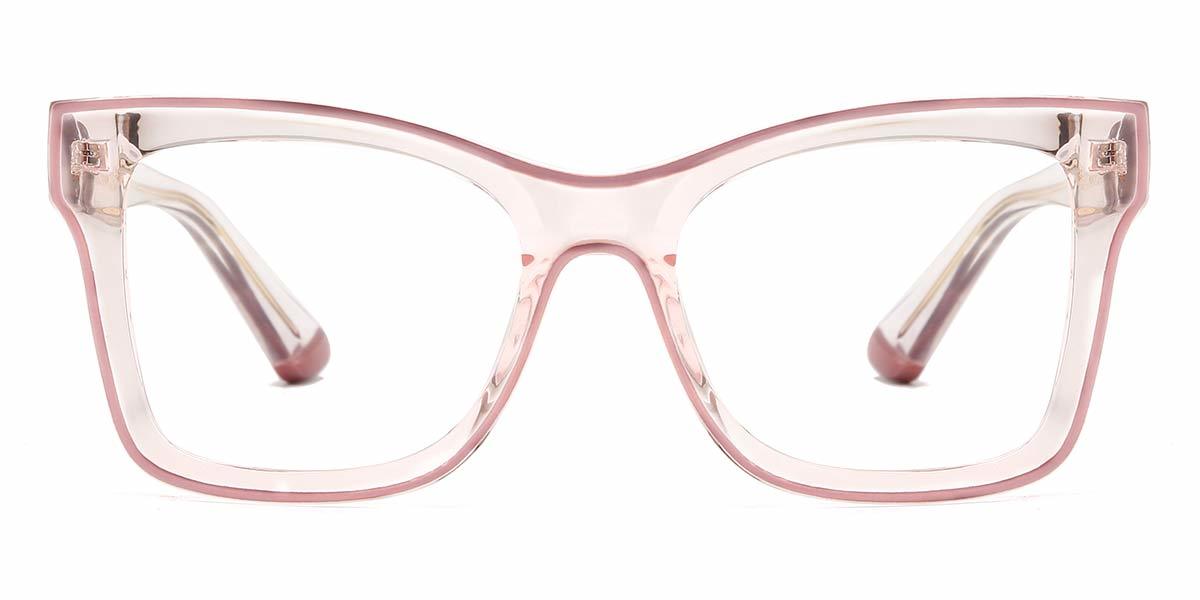 Purple Grey Danielle - Square Glasses