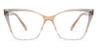 Orange Blue Gabrielle - Cat Eye Glasses