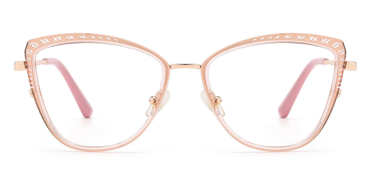 Rose Gold Meya - Cat Eye Glasses