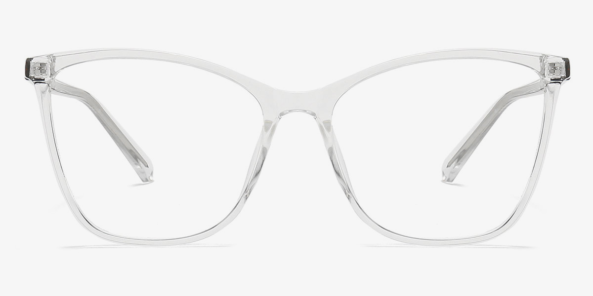 Clear Ligeia - Rectangle Glasses