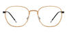 Gold Chase - Oval Glasses