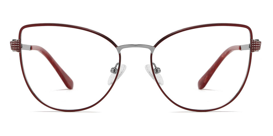 Burgundy Brooke - Cat Eye Glasses