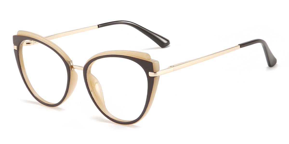 Brown Tawny Moshe - Cat Eye Glasses