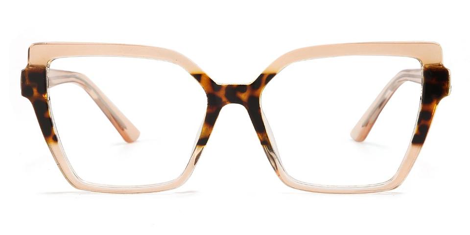 Orange Tortoiseshell Nathaniel - Square Glasses