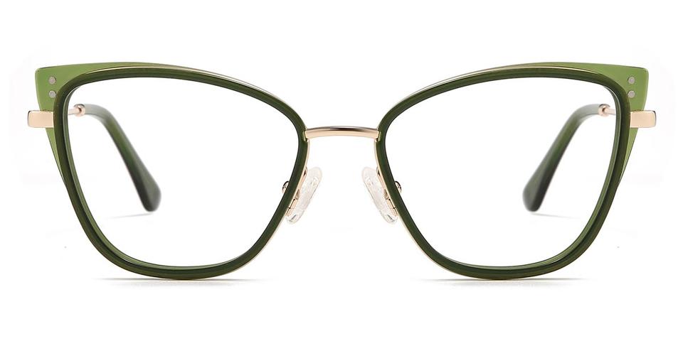 Green Lorelei - Cat Eye Glasses