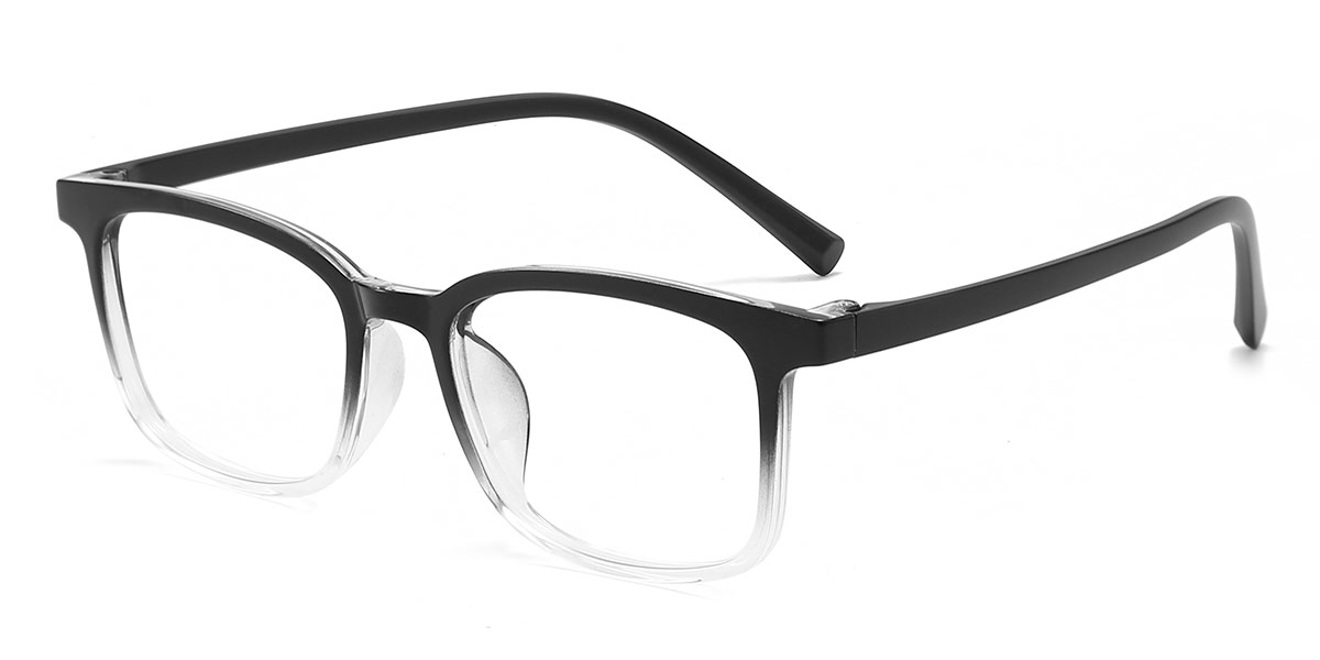 Gradient Black Axel - Rectangle Glasses