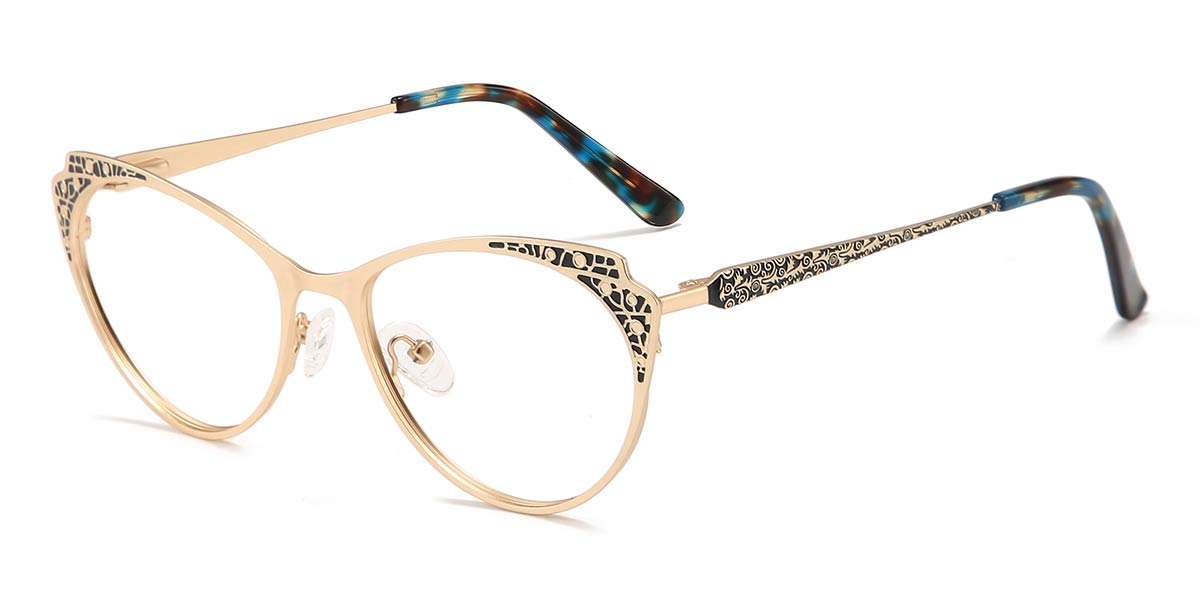 Gold Kinsley - Cat Eye Glasses