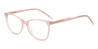 Rose Pink Grant - Rectangle Glasses