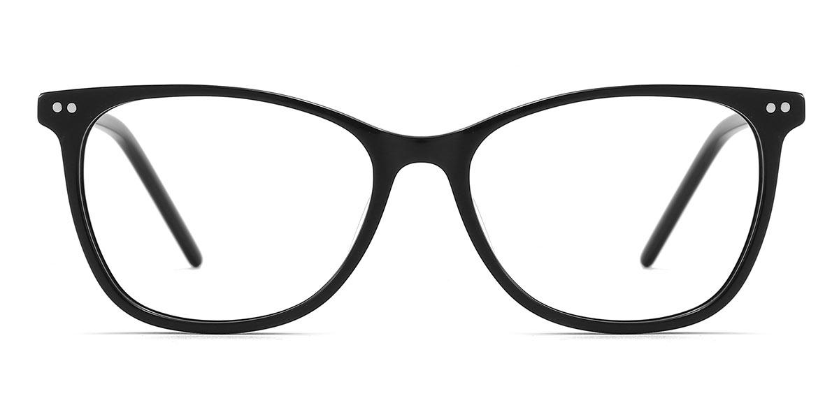 Black Grant - Rectangle Glasses