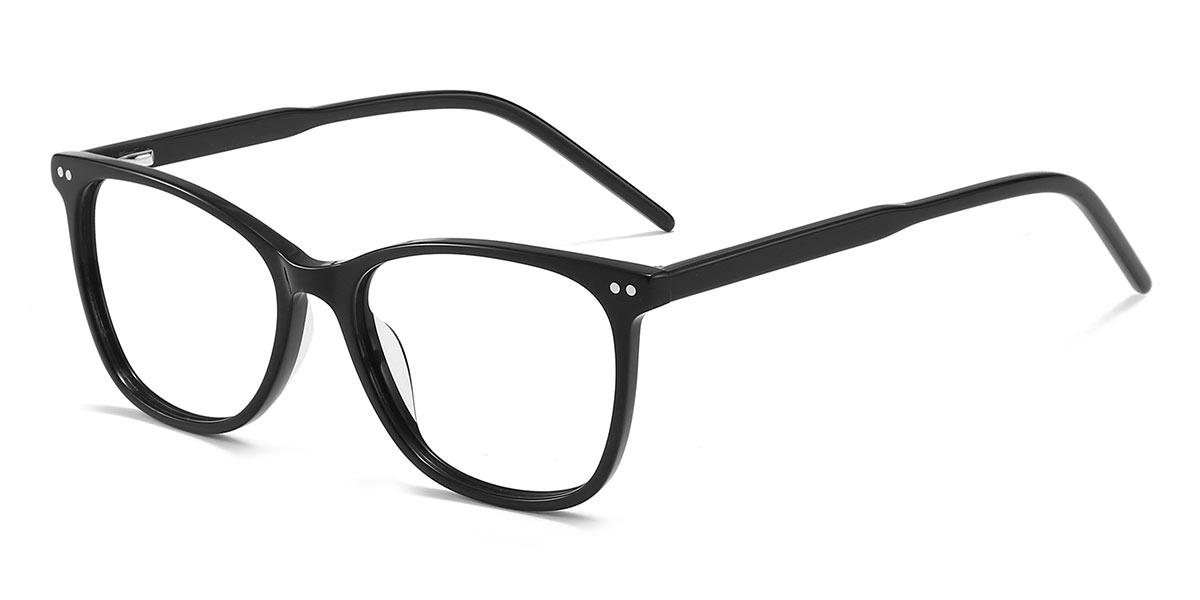 Black Grant - Rectangle Glasses