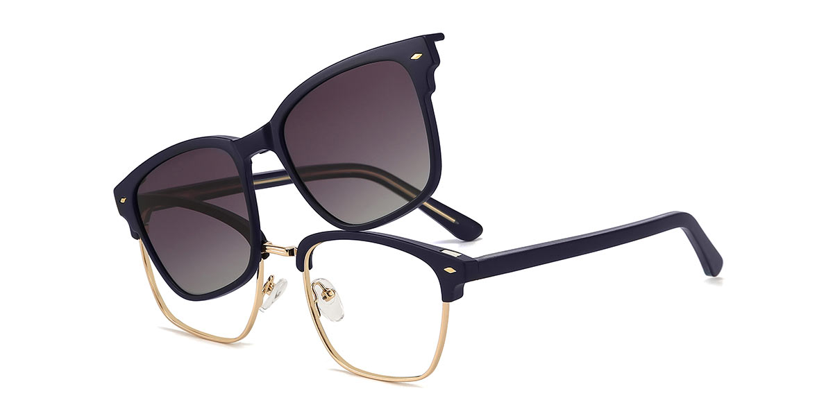 Haditengerészet Addison - Rectangle Clip-On Sunglasses