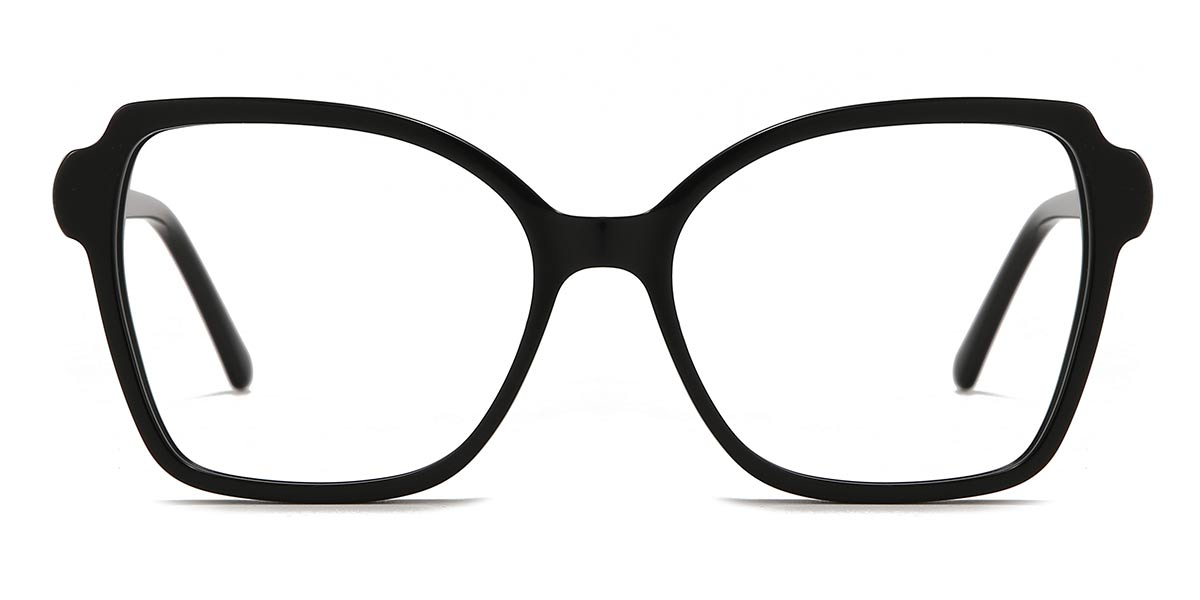 Charles - Square Black Glasses For Men & Women
