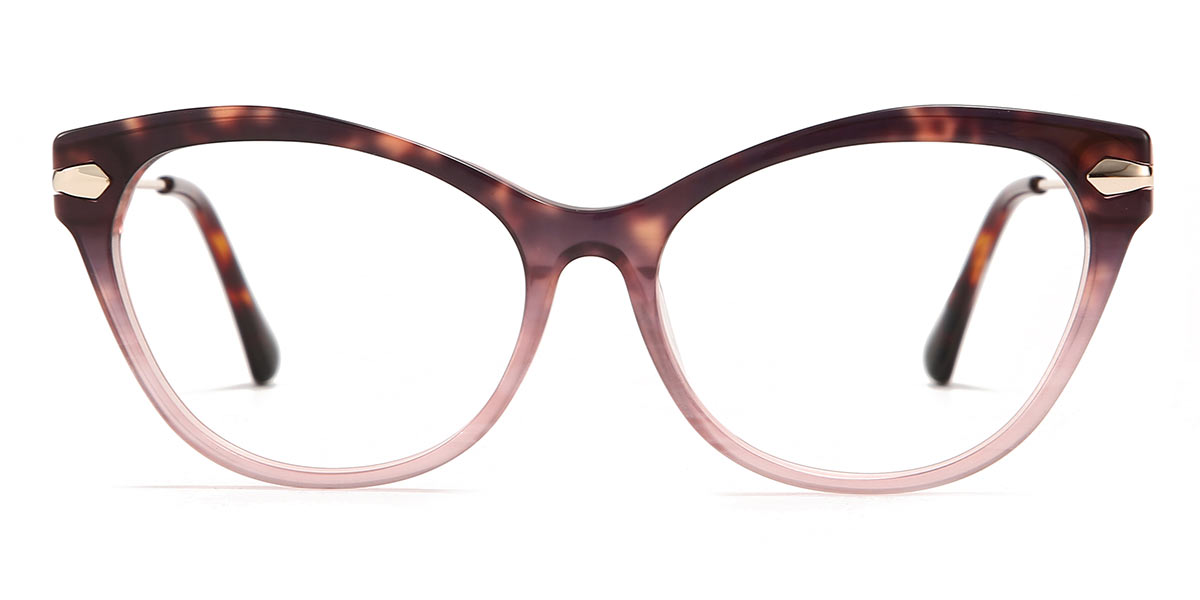 Jessica - Cat Eye Pink Glasses For Women