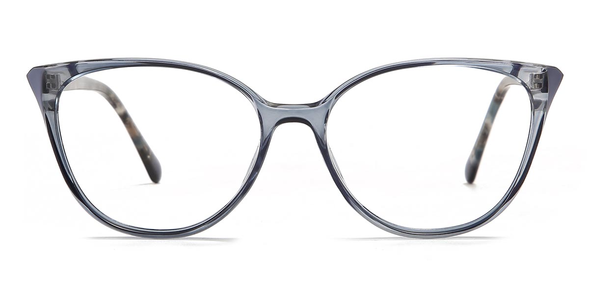 Clear Grey Isabelle - Cat Eye Glasses