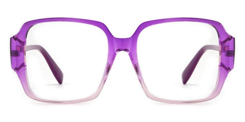 Gradient Purple Sally - Square Glasses