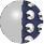 Silver-Blue/Diamond