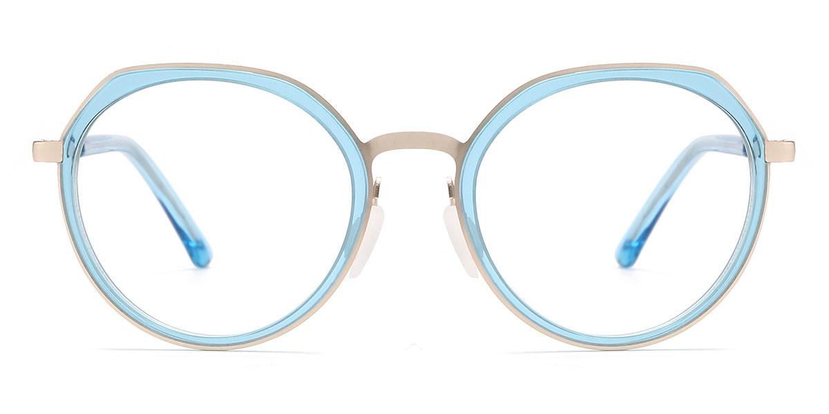 Light Blue Seth - Oval Glasses
