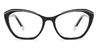 Black Remington - Rectangle Glasses