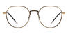 Black Gold Yumi - Oval Glasses