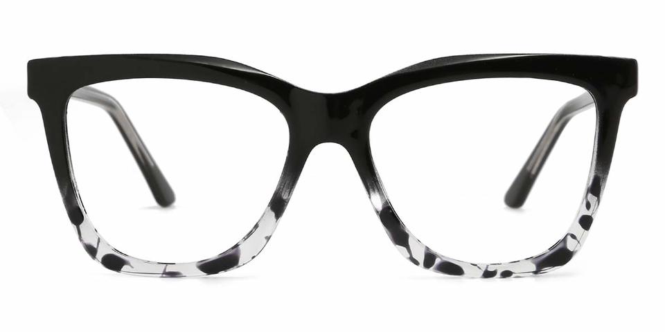 Black Black Tortoiseshell Mariah - Square Glasses
