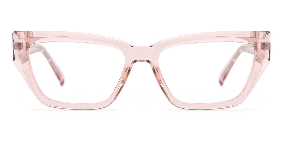 Light Pink Katherine - Rectangle Glasses