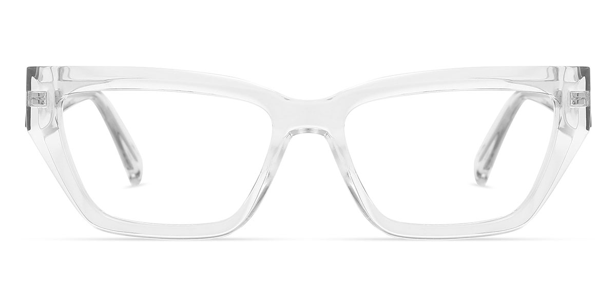 Clear Katherine - Rectangle Glasses