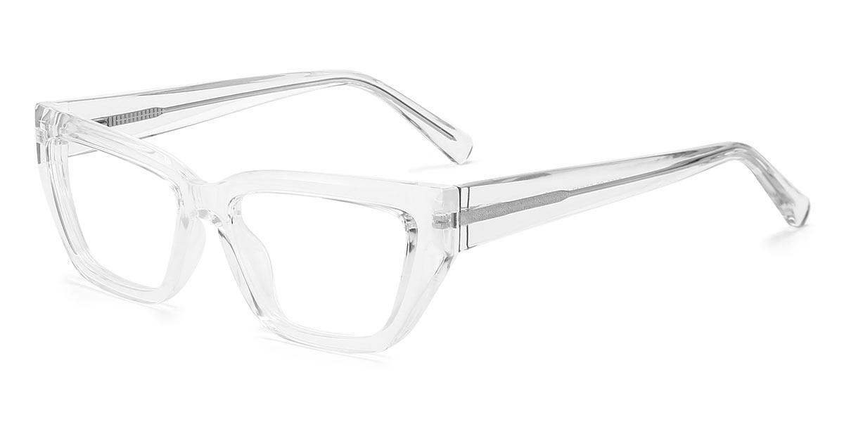 Clear Katherine - Rectangle Glasses