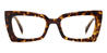 Tortoiseshell Christopher - Rectangle Glasses